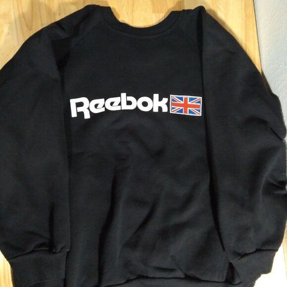Vintage Reebok Spell Out Logo Crewneck Sweatshirt - Picture 1 of 8